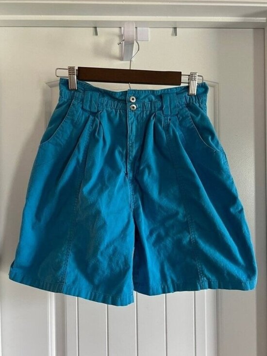 Dresses & Skirts - Vintage Basics Blue Cotton Shorts